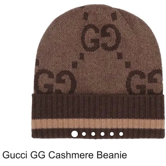Gucci GG Cashmere Beanie new without tags - Picture 1 of 4